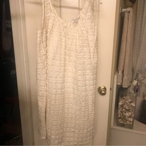 Madewell large women’s cream summer dress